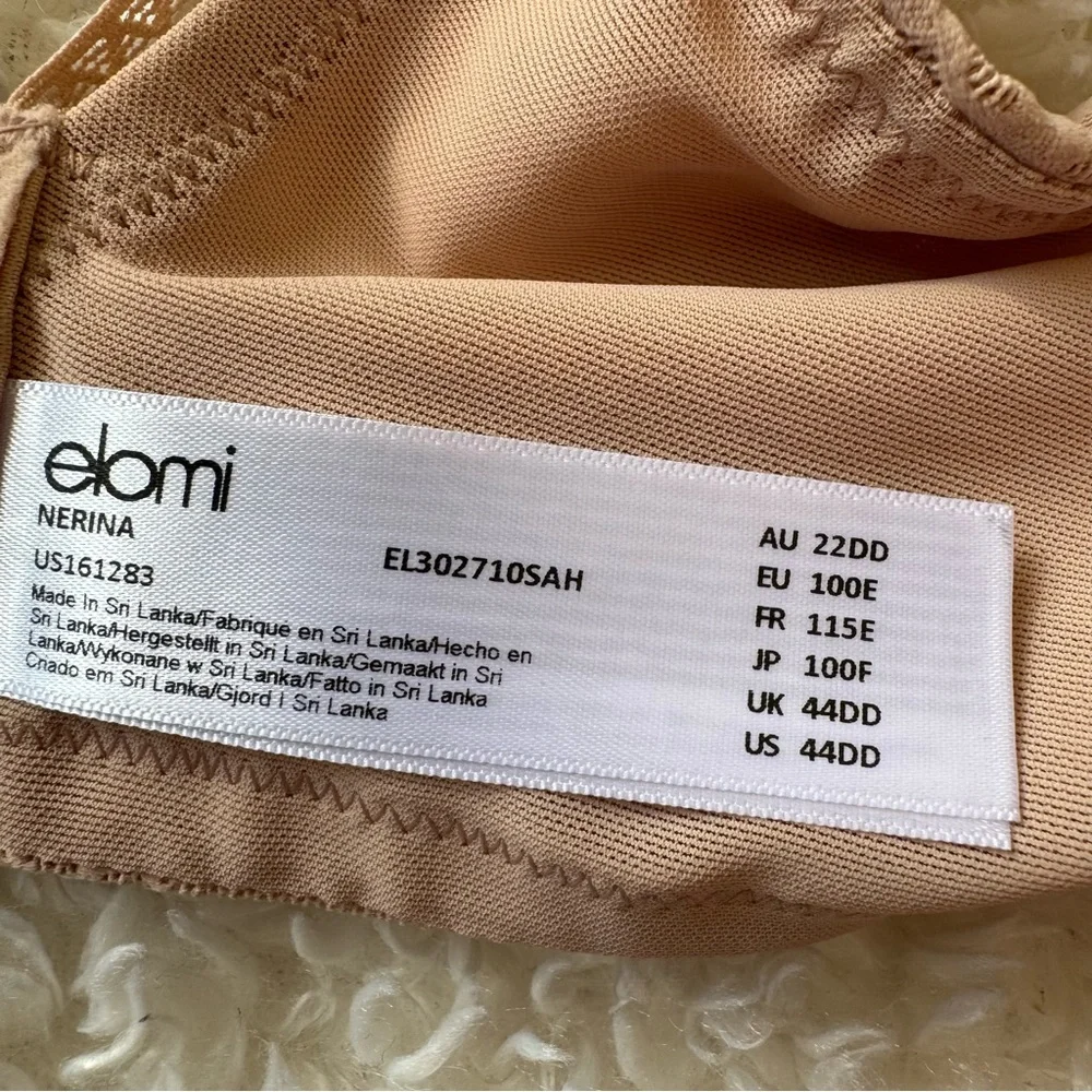 Elomi Nerina Spacer Seamless Molded Underwire Bra (302710) - Sahara 44DD NEW - Picture 9 of 10